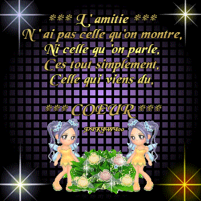 l'amitié en parole